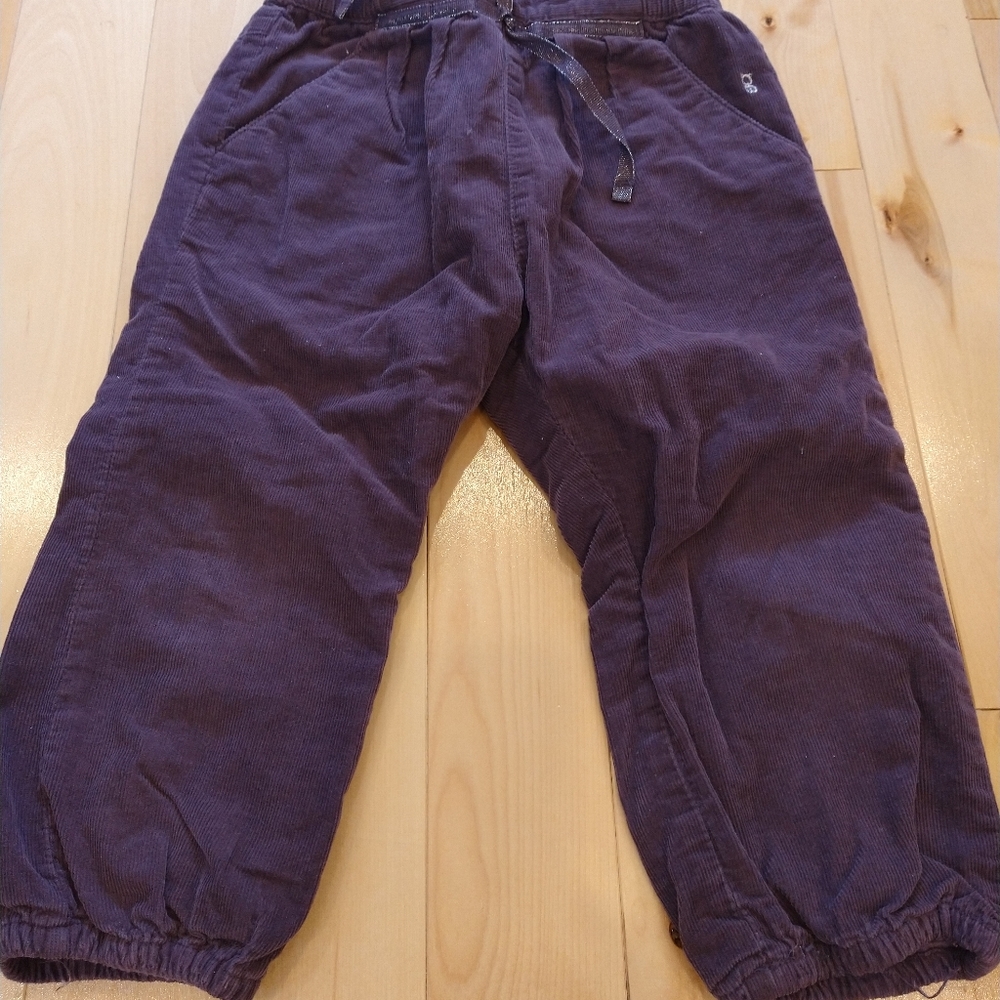 24m Obaibi purple corduroy pants French